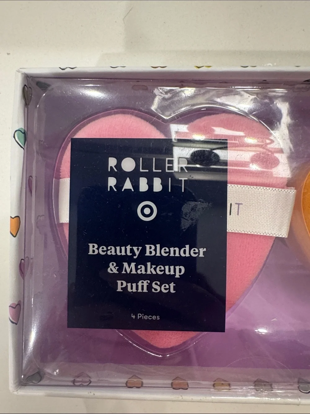 Roller Rabbit x Target 4pc Makeup Sponge and Powder Puff Set NEW